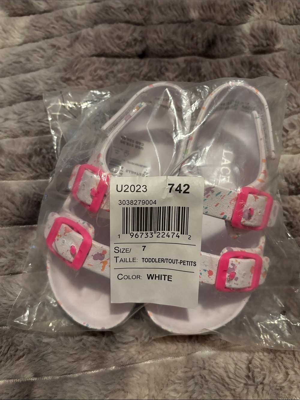 Toddler girls sandals size 7